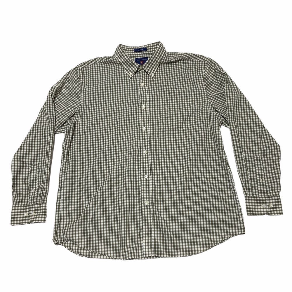 SADDLEBRED Checkered Button Shirt Sz Xl
